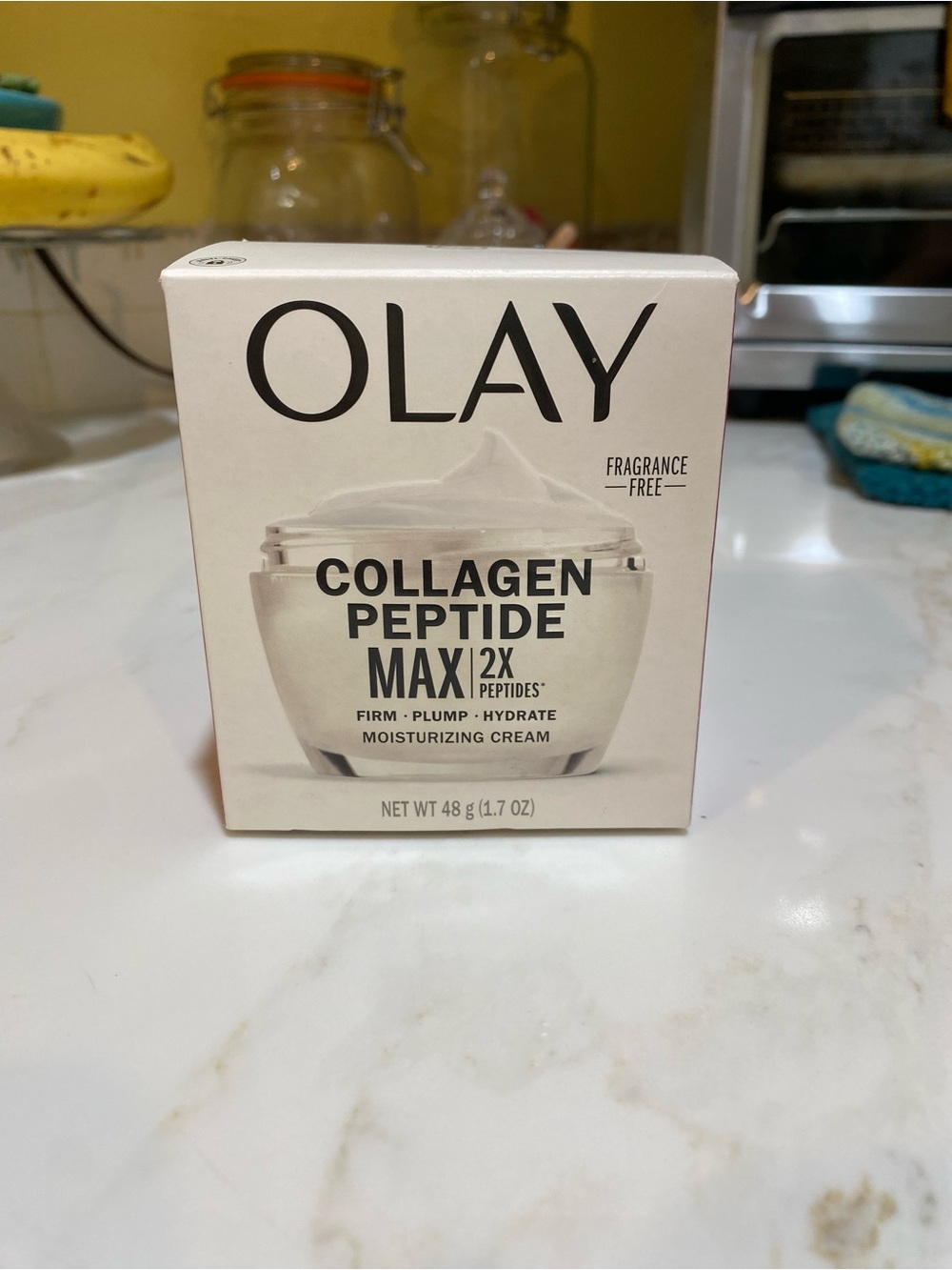 OLAY Collagen Peptide MAX Moisturizer - White Cream Packaging